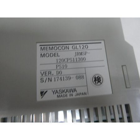 Yaskawa MEMOCON GL120 POWER SUPPLY MODULE JRMSP-120CPS11300